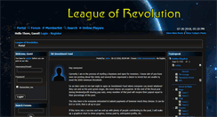 Desktop Screenshot of leagueofrevolution.com